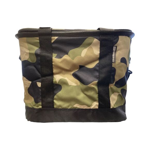 Woodland Camo - CleverMade Tahoe Eco Collapsible Foldaway Cooler with Carry Stra - Picture 1 of 4